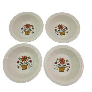 Homer Laughlin Bayberry Earthenware Appetizer Berry Bowls – Set of 4